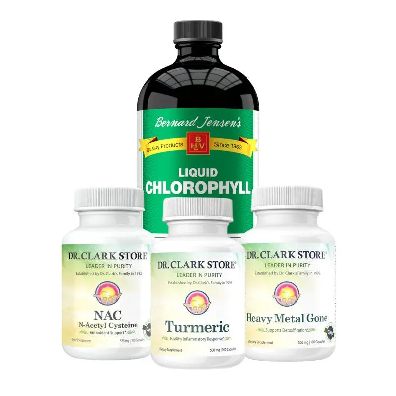 Dr. Clark Store Microplastics Detox Kit, 4 items