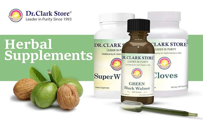 Cloves, Wormwood & Black Walnut Tincture by Dr. Hulda Clark Dr. Clark Store
