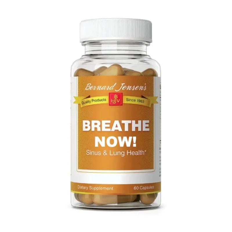 Bernard Jensen Products Breathe Now, 60 vegetarian capsules