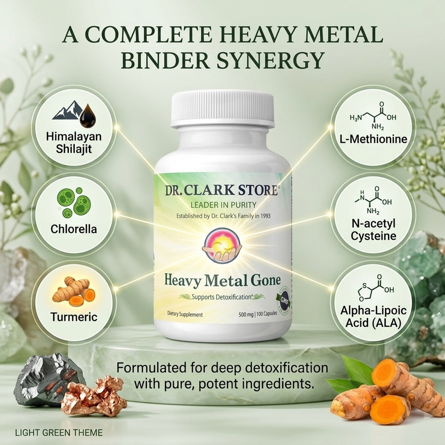 Heavy Metal Gone, 500 mg 100 capsules