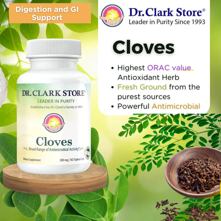 Cloves, 500 mg 100 capsules