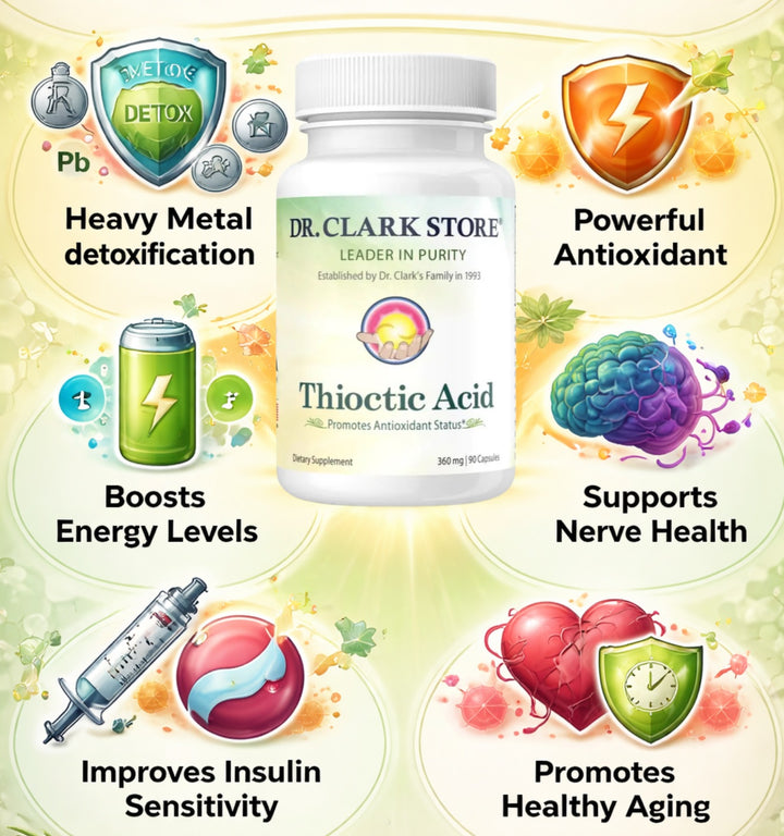 Alpha Lipoic Acid (Thioctic Acid), 360 mg 90 capsules