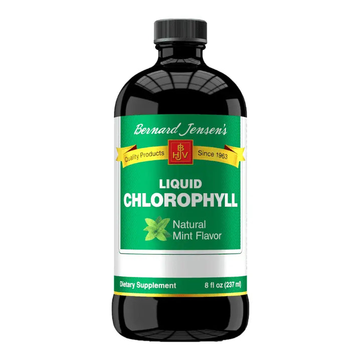 Bernard Jensen Products Chlorophyll Mint Flavor, 8 fl oz