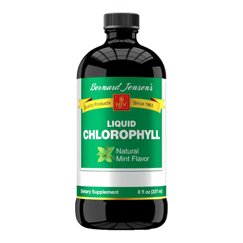 Bernard Jensen Products Chlorophyll Mint Flavor, 8 fl oz