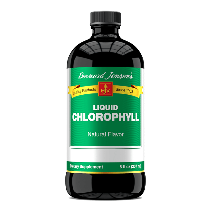 Bernard Jensen Products Liquid Chlorophyll Natural Flavor,  8oz 