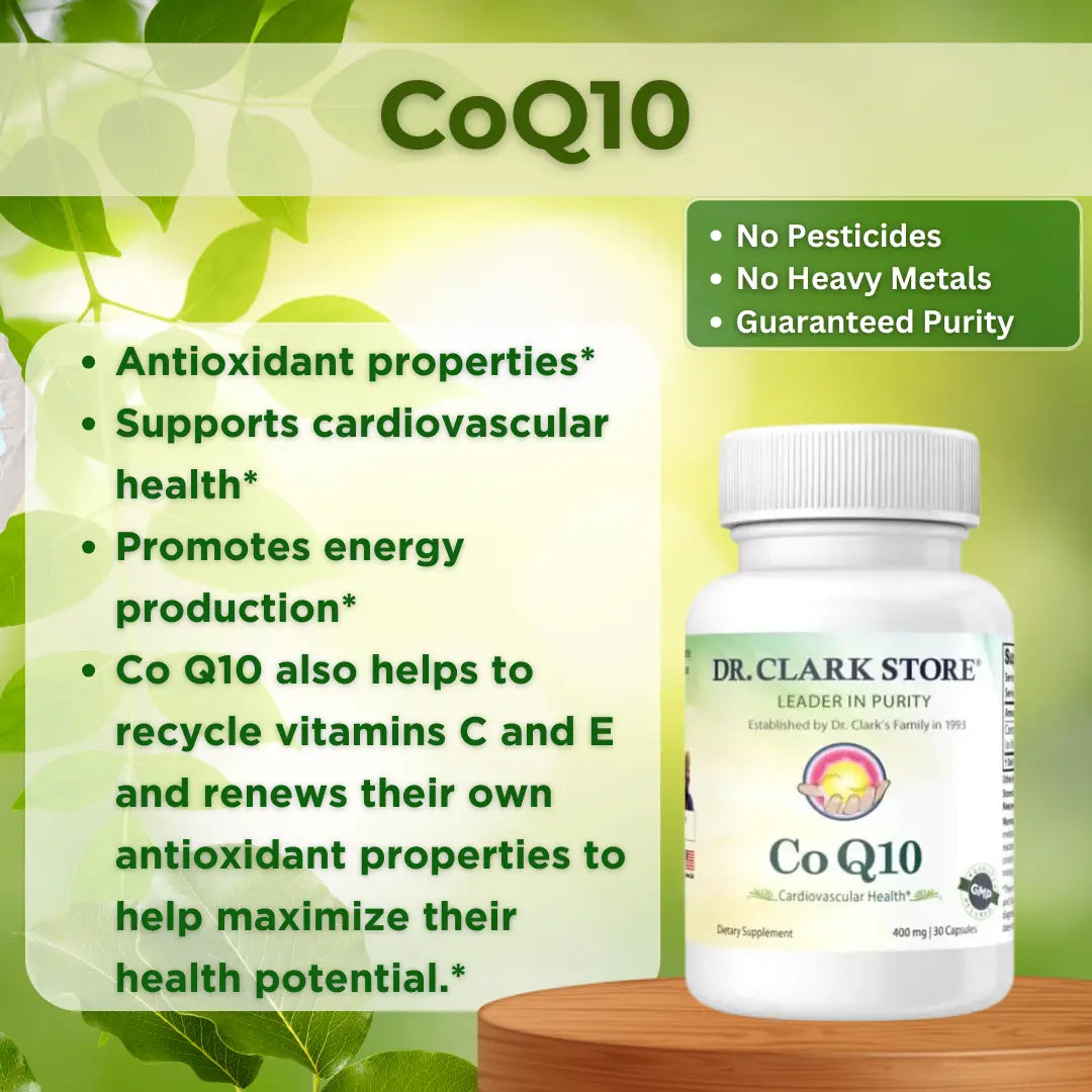 CoEnzyme Q-10, 400 mg 30 capsules Dr. Clark Store