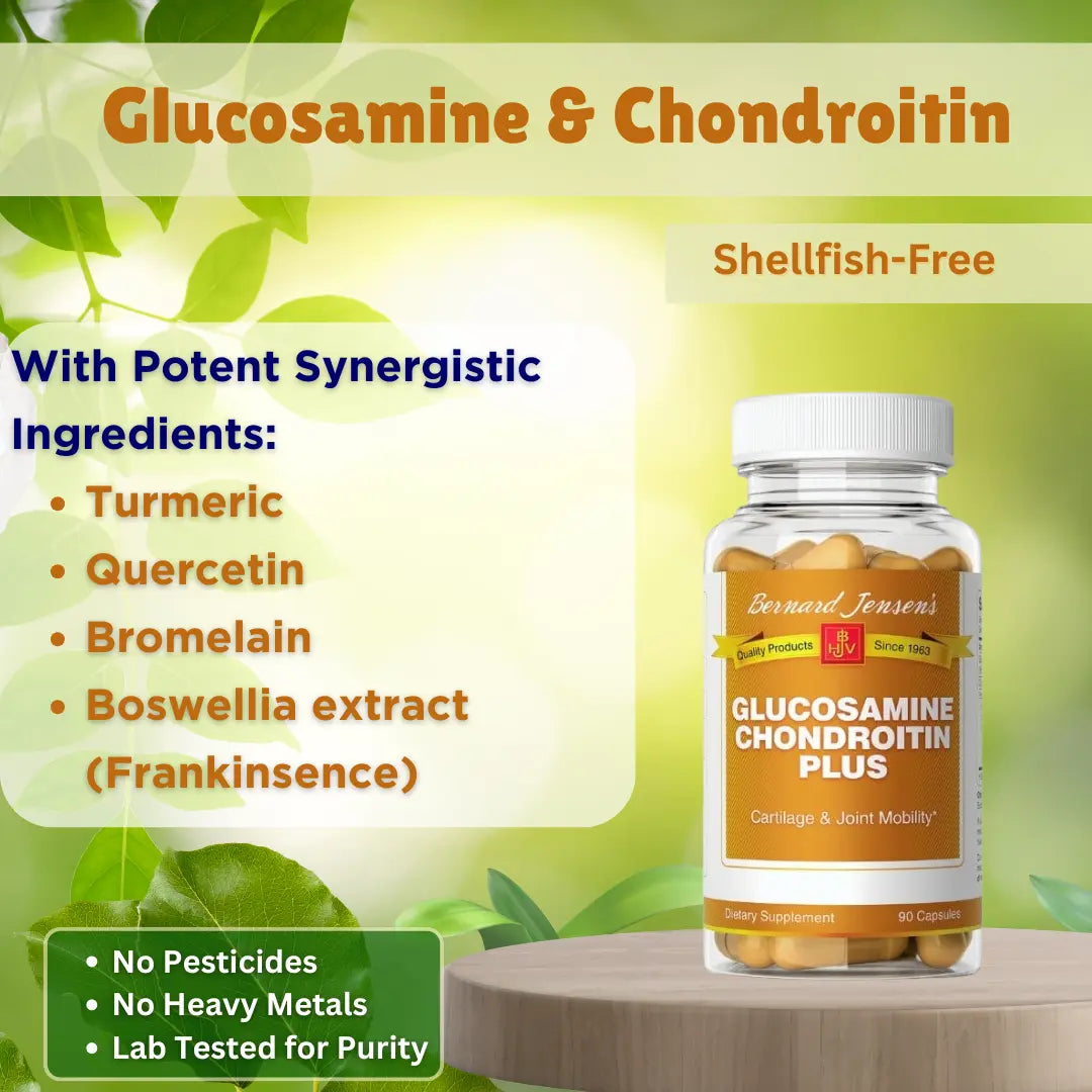 Glucosamine Chondroitin Plus, 90 capsules Bernard Jensen Products