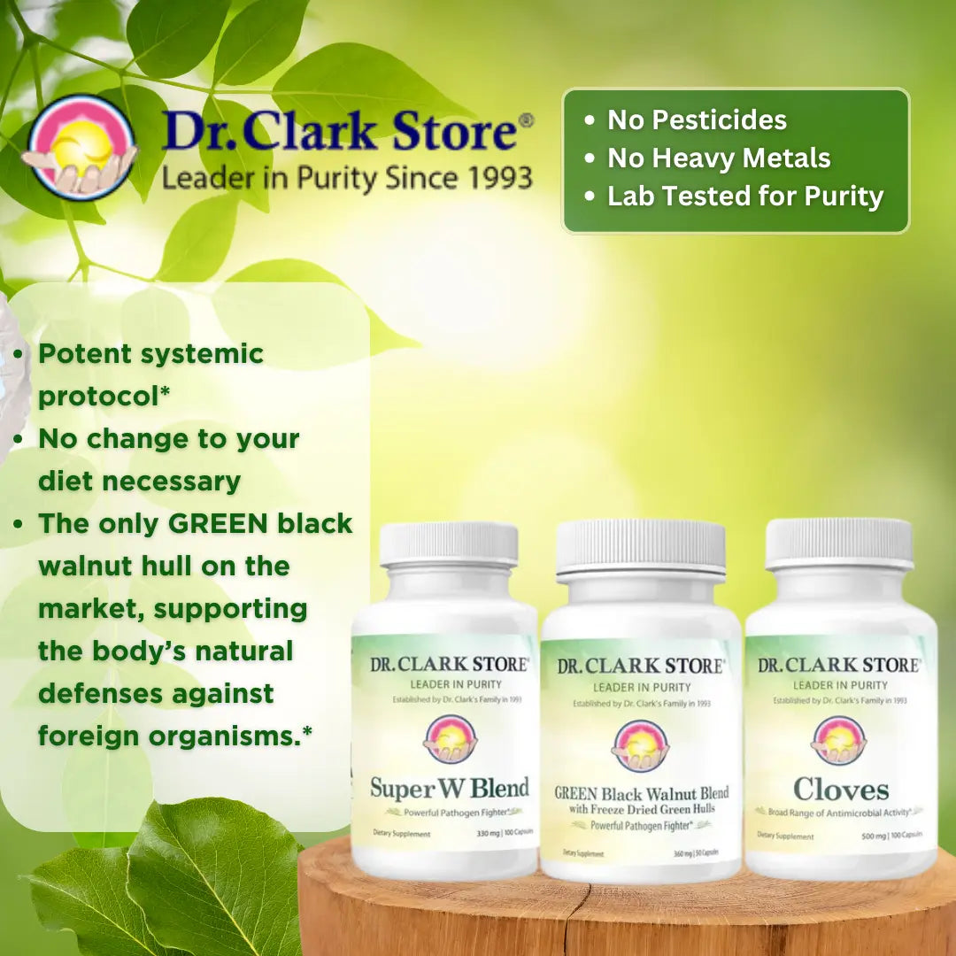 Cloves, Wormwood & Black Walnut - Vegetarian - By Dr. Clark Store Dr. Clark Store