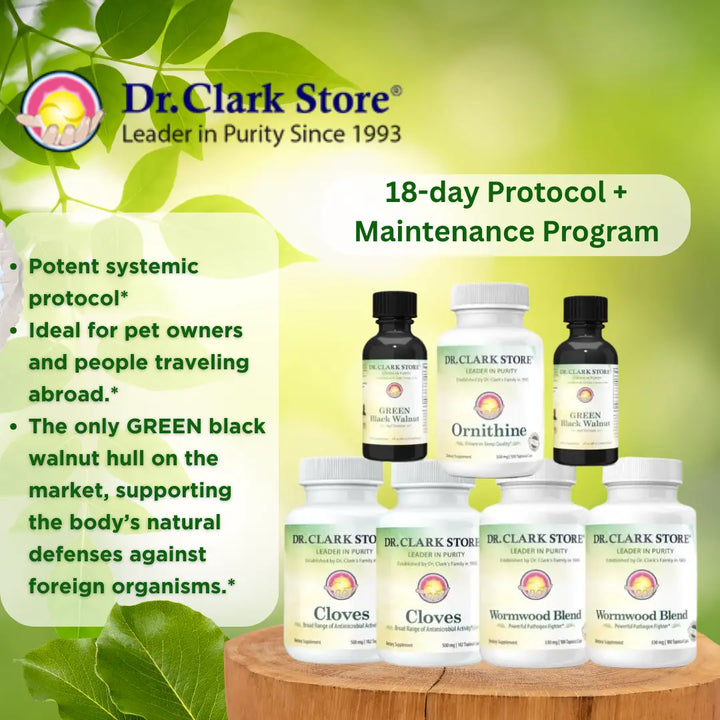 Dr. Clark ParaCleanse & Maintenance Program – Vegetarian Dr. Clark Store
