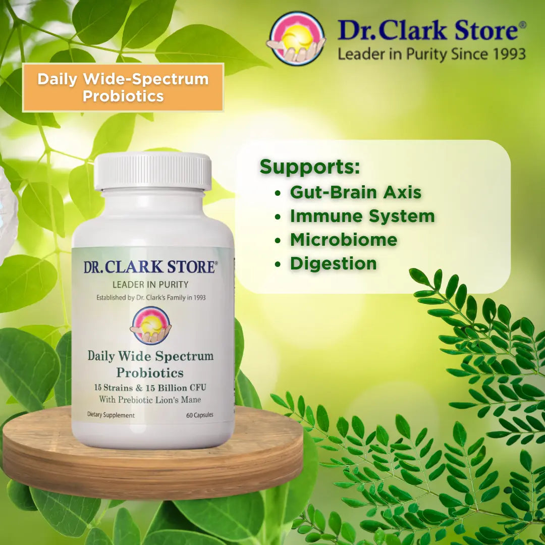 Daily Probiotics 15 Billion CFU, 60 capsules Dr. Clark Store