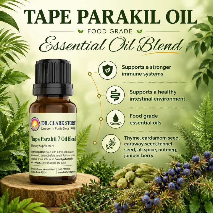 Tape Parakil 7 Essential Oil Blend, 10 cc - Food Grade
