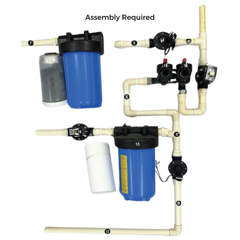 Dr. Clark Store Whole House Water Filter parts