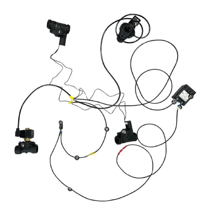 Dr. Clark Store Whole House Water Filter wires and selenoids