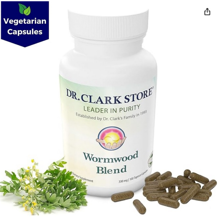 Wormwood Blend; Vegetarian, 330 mg 100 tapioca capsules