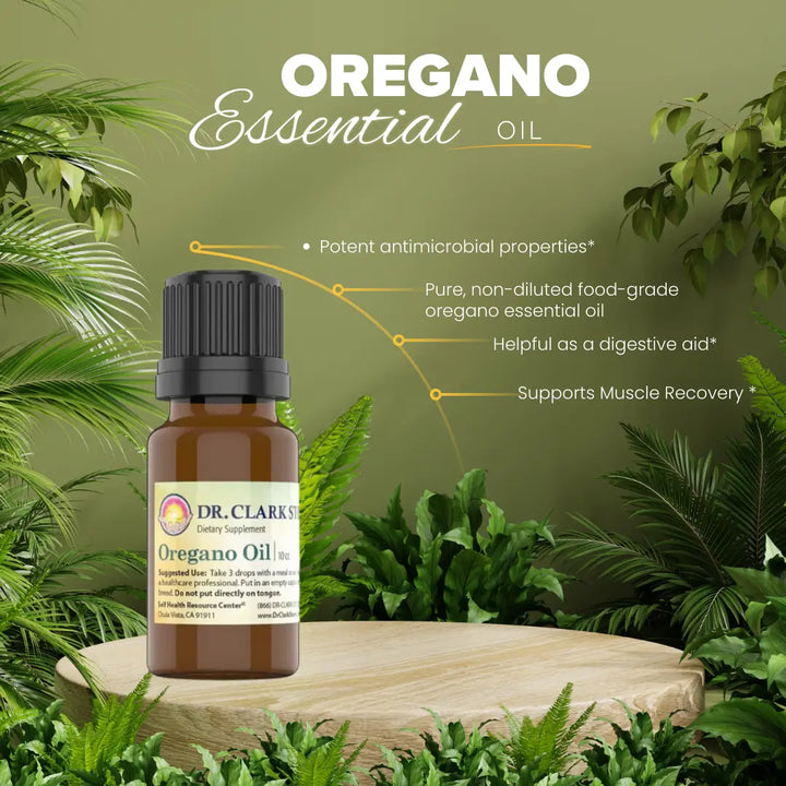 Oregano Essential Oil, 10 cc (Food Grade) Dr. Clark Store