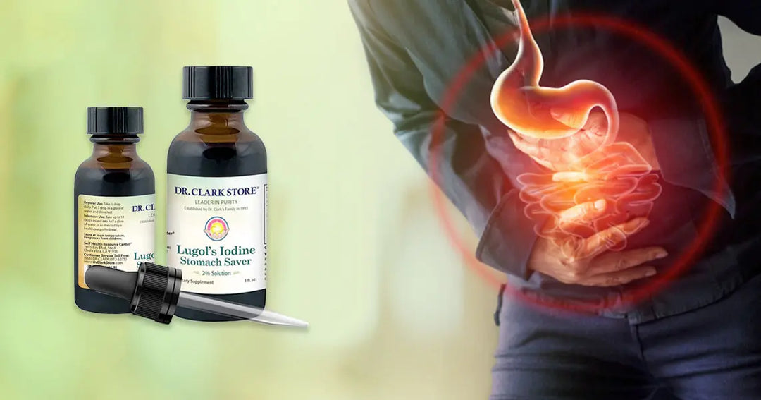 Dr. Clark Lugol's Iodine Stomach Saver 1 fl oz (30 cc) Dr. Clark Store