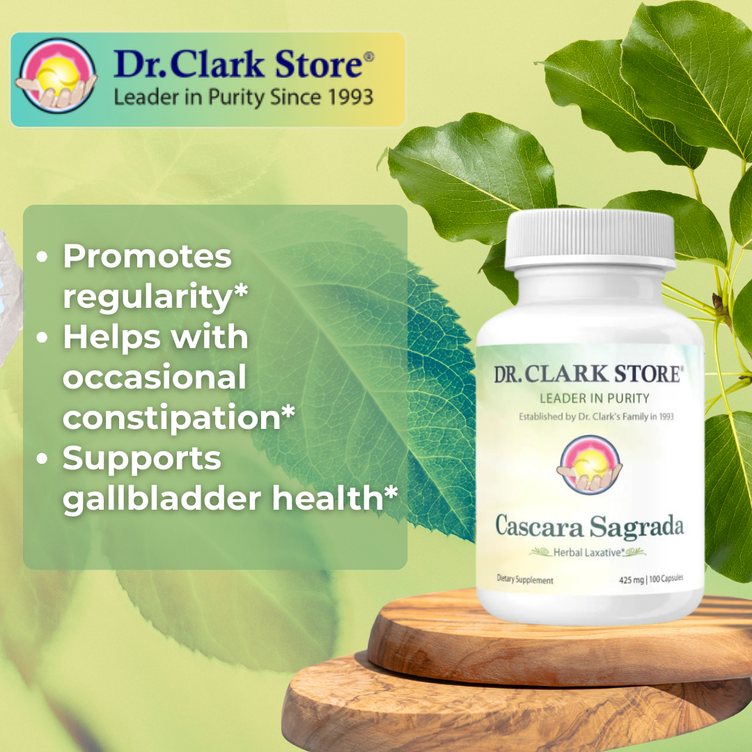 Cascara Sagrada, 425 mg 100 capsules Dr. Clark Store