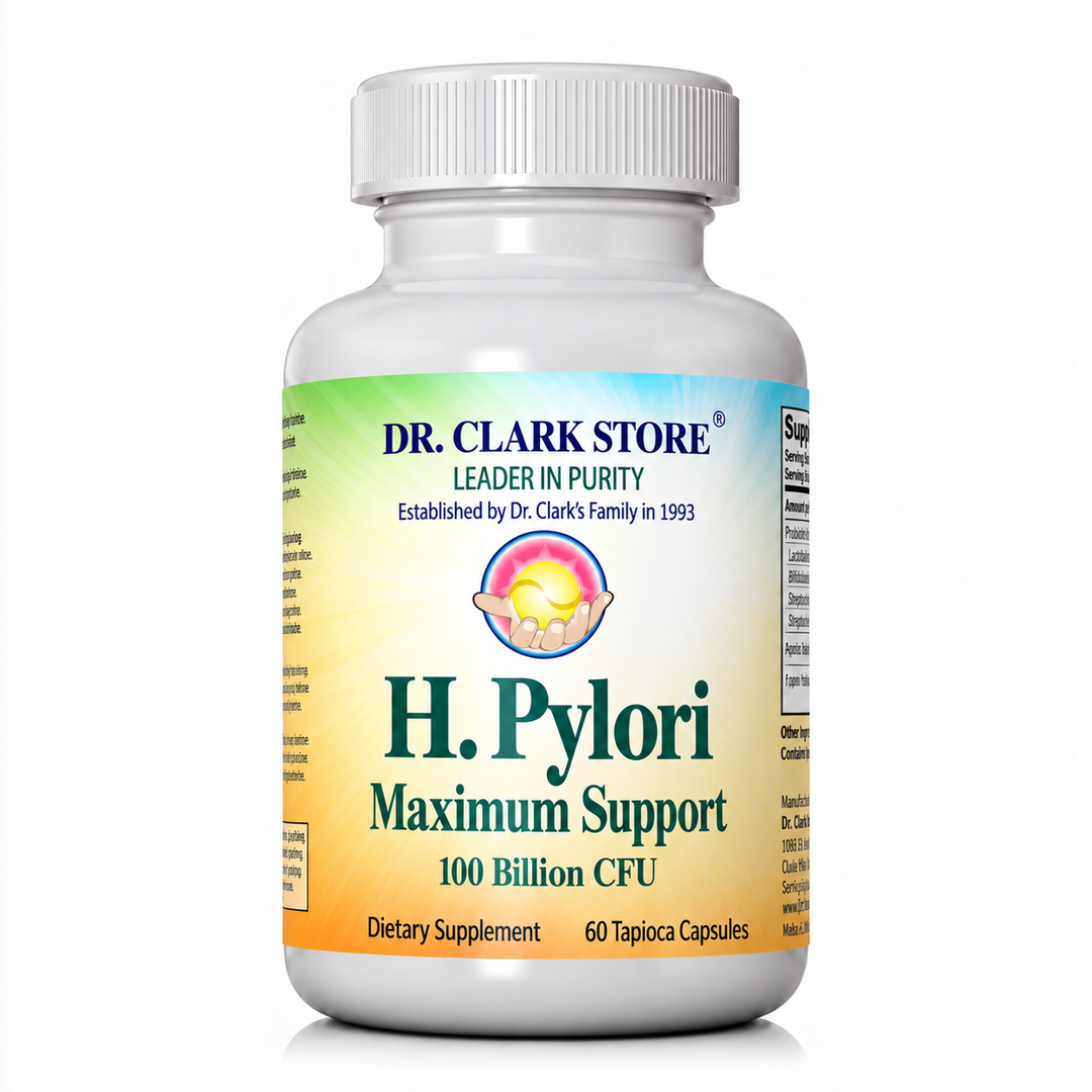 H. Pylori Maximum Support Probiotics 100 Billion CFU, 60 Tapioca Capsules