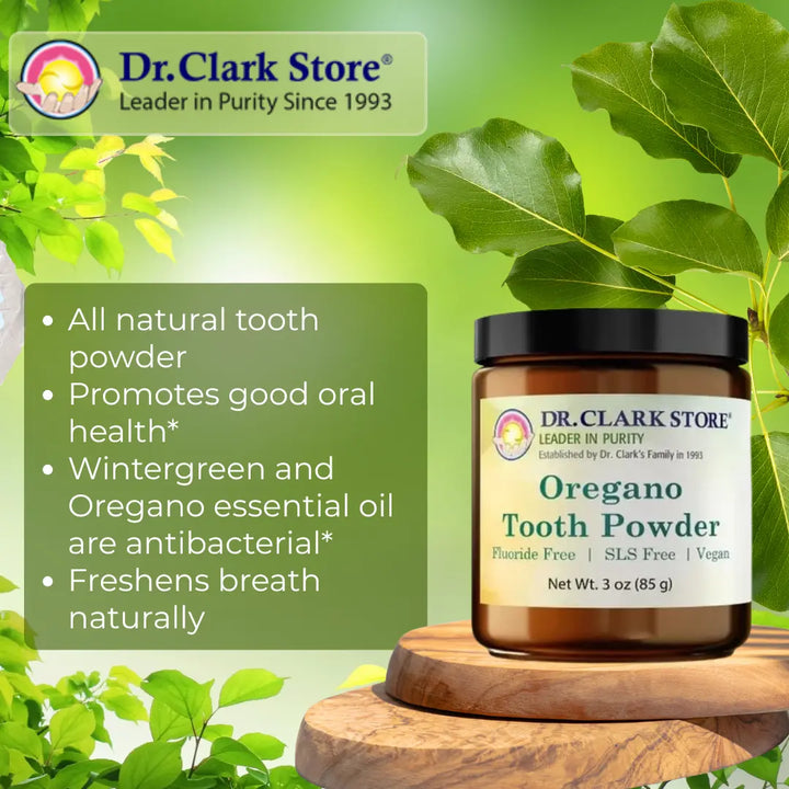 Oregano Tooth Powder, 3 oz Dr. Clark Store