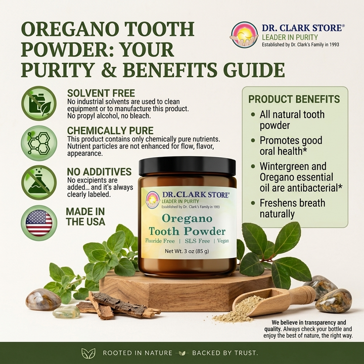 Oregano Tooth Powder, 3 oz