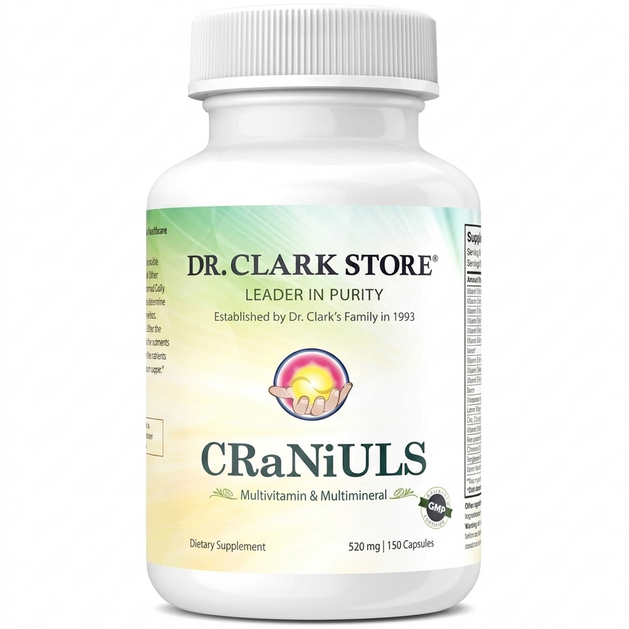 Multivitamin & Mineral (CRaNiULS Formula), 520 mg 150 capsules
