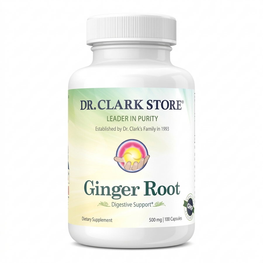 Ginger Root, 500 mg 100 capsules
