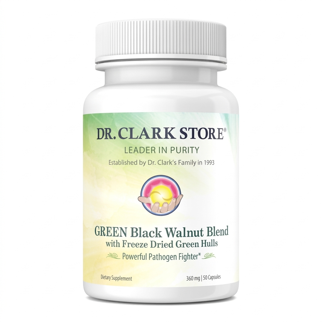 GREEN Black Walnut Hull Blend, 360 mg 50 capsules