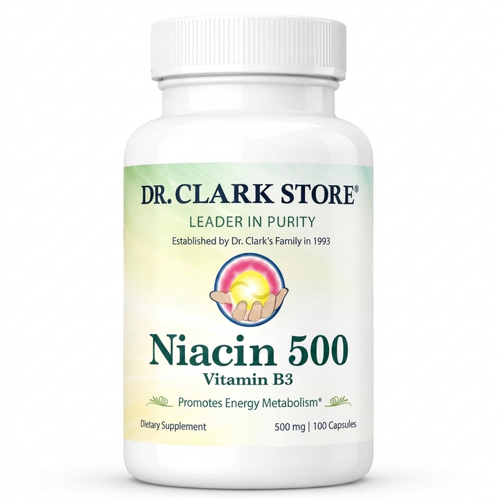Niacin 500 (Nicotinic Acid), 500 mg, 100 capsules