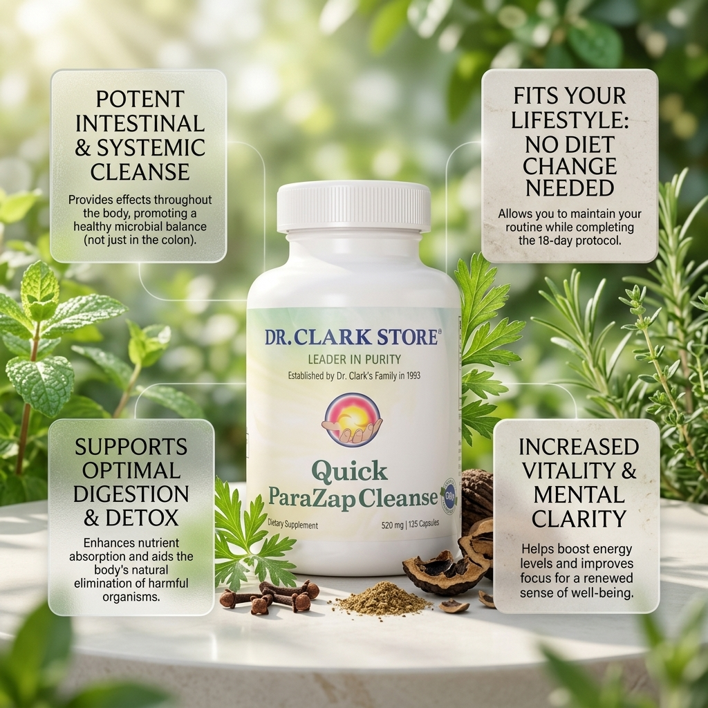 Quick ParaZap Parasite Cleanse, 520 mg 135 capsules
