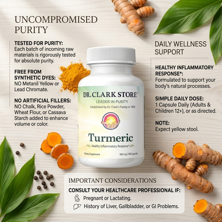 Turmeric, 500 mg 100 capsules