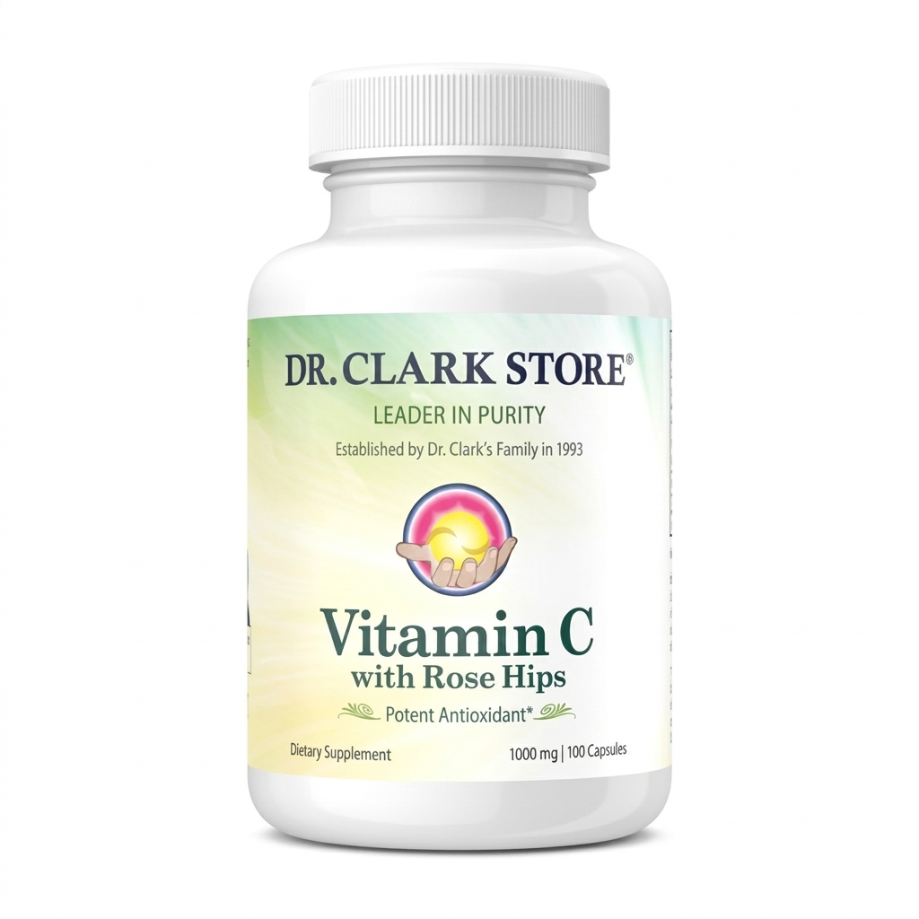 Vitamin C w/ Rose Hips, 1,000 mg 100 Capsules