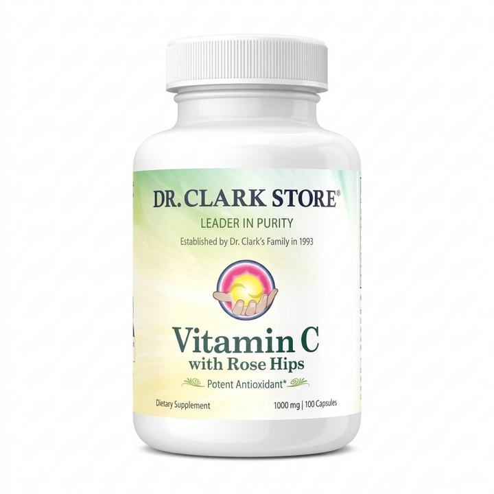 Vitamin C w/ Rose Hips, 1,000 mg 100 Capsules