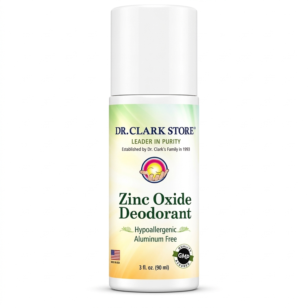 Zinc Oxide Deodorant (Roll-On), 3 oz