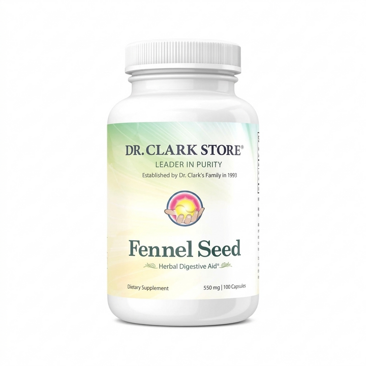Fennel Seed, 550 mg 100 capsules