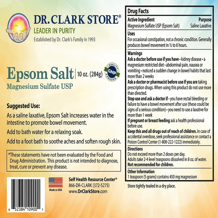 Epsom Salt, 10 oz