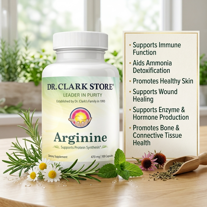 Arginine, 470 mg 100 capsules