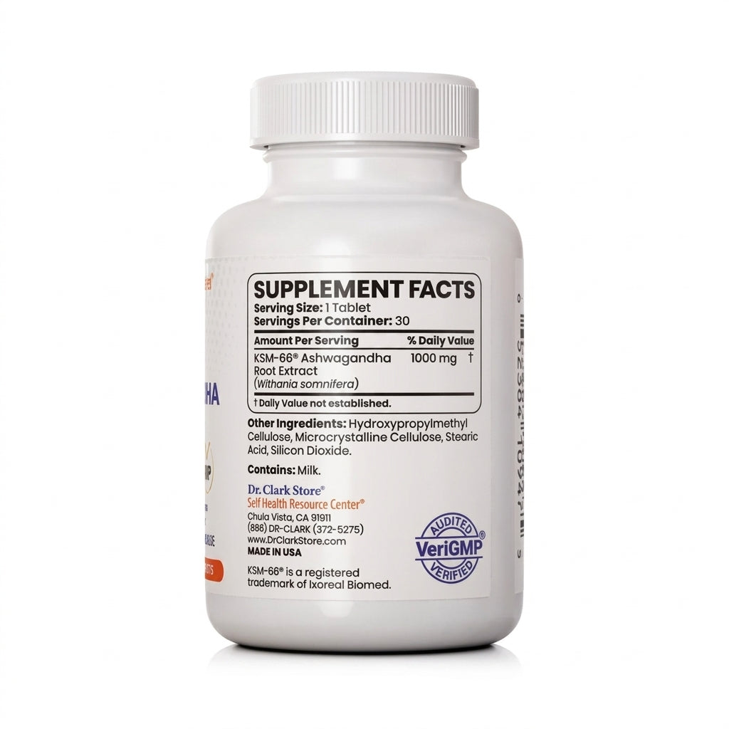Ashwagandha, 1000 mg 30 tablets