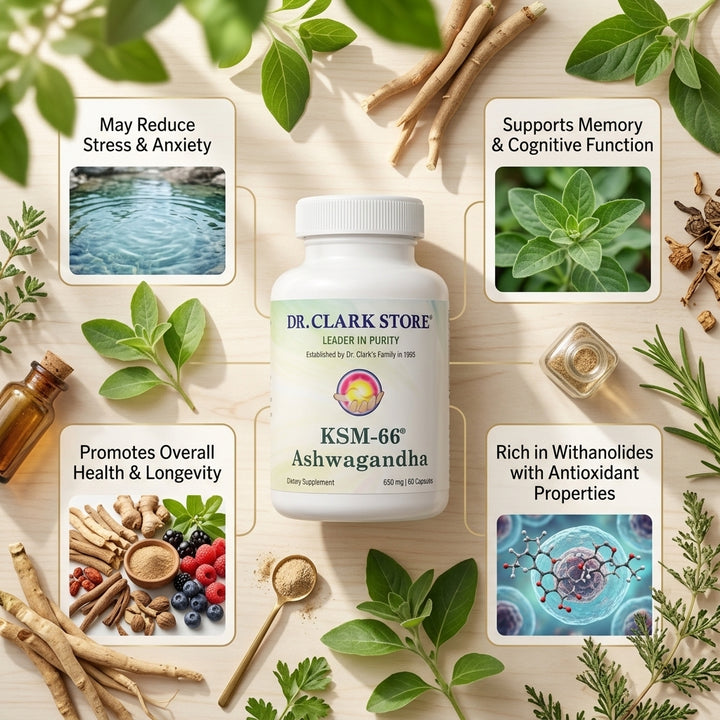 Ashwagandha, 650 mg 60 capsules