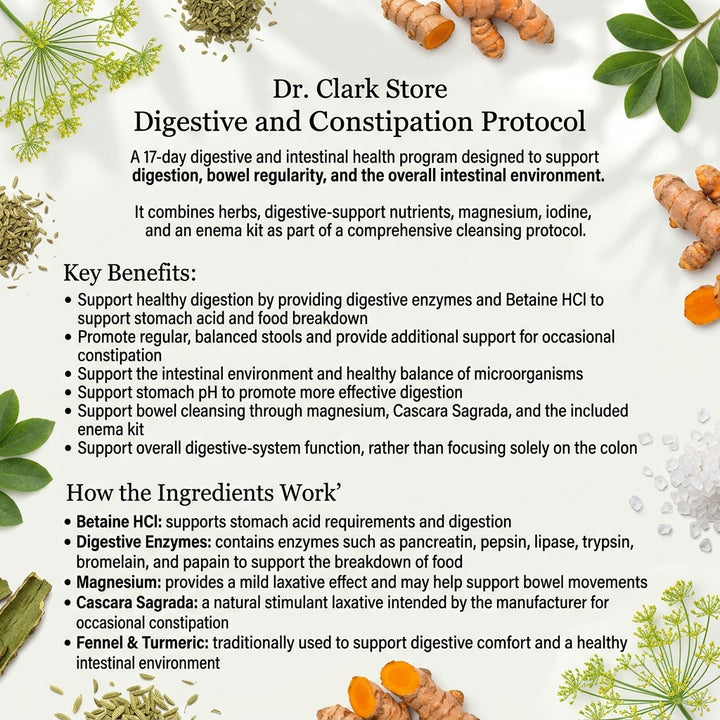 Digestive and Constipation Protocol