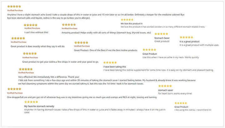 Dr. Clark Lugol's Iodine Stomach Saver 1 fl oz (30 cc) Dr. Clark Store