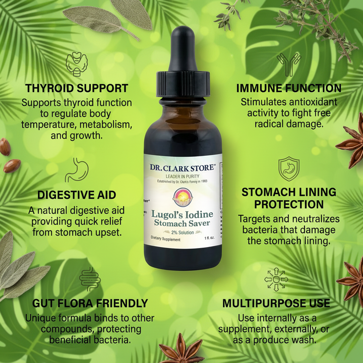 Lugol's Iodine Benefits