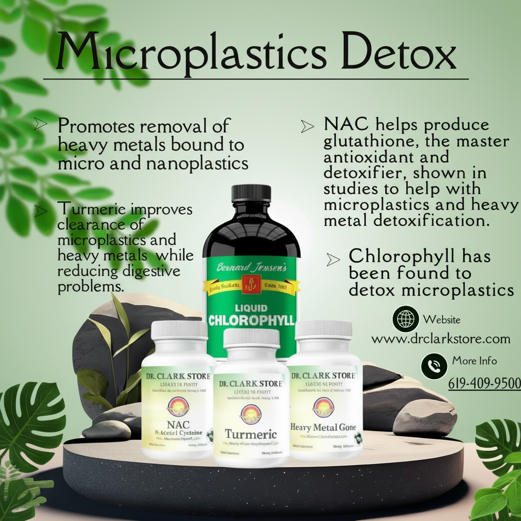 Microplastics Detox - All Black Text