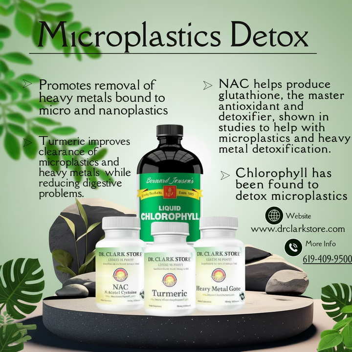 Microplastics Detox - All Black Text