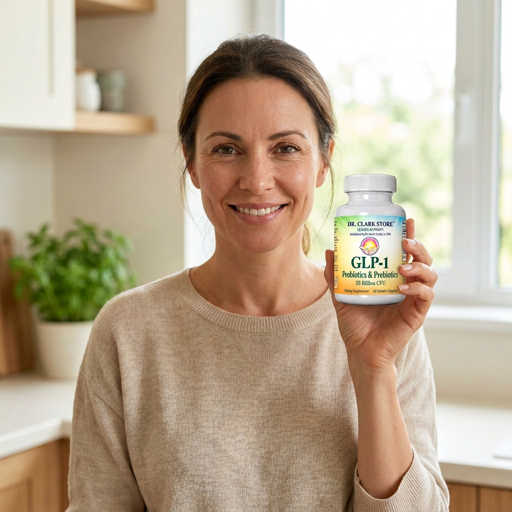 Square person holding product image