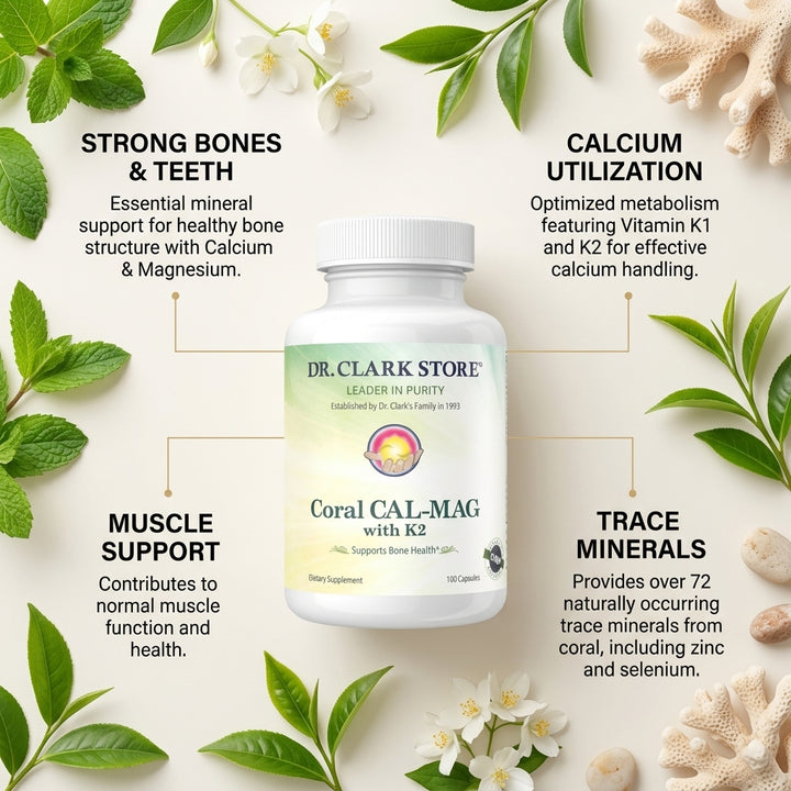 Coral CAL-MAG K2, 993 mg 100 capsules