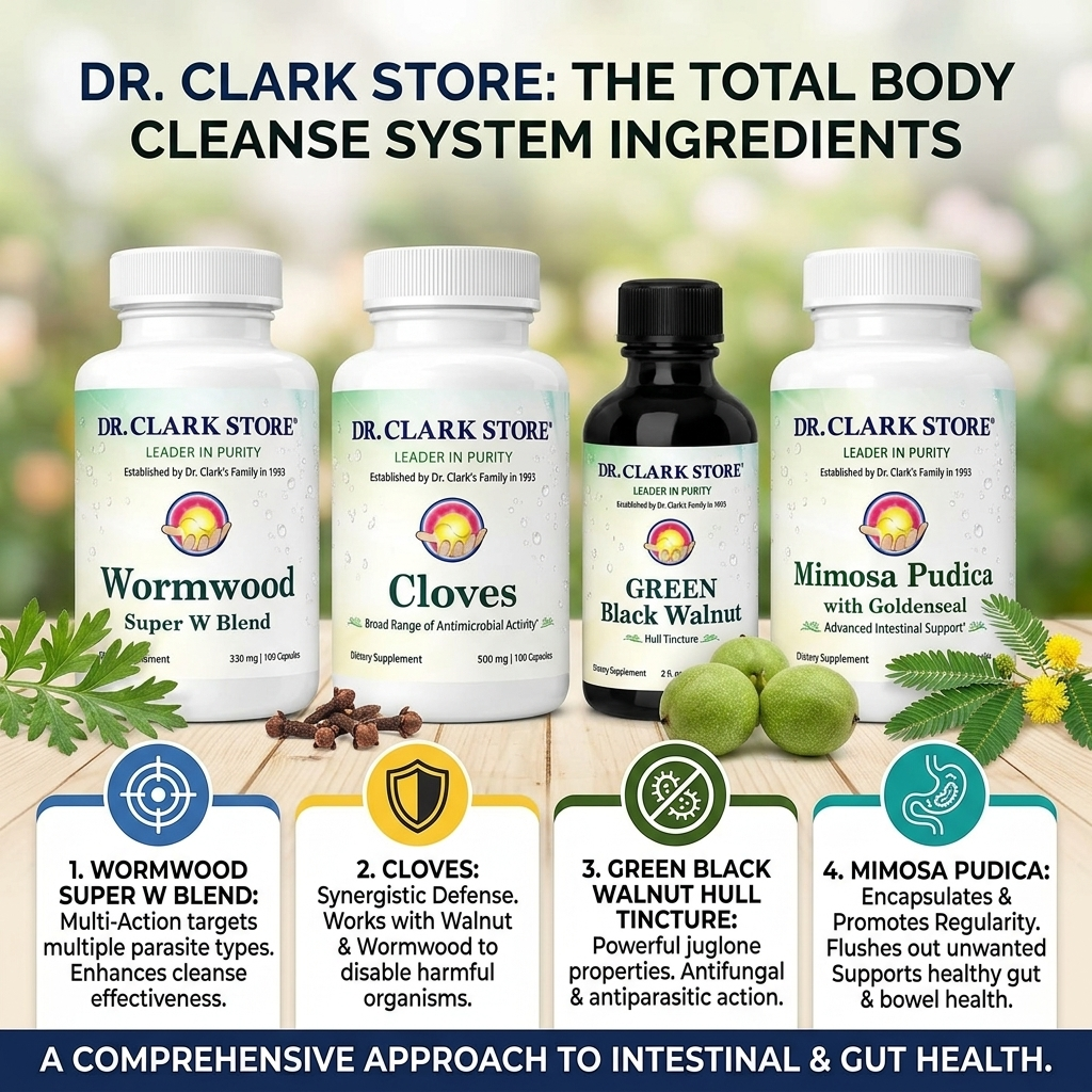 Parasite Cleanse Kit + Binder – Tincture & Caps