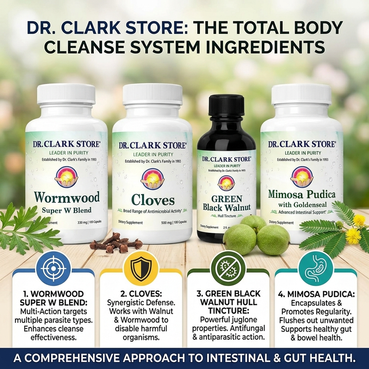 Parasite Cleanse Kit + Binder – Tincture & Caps