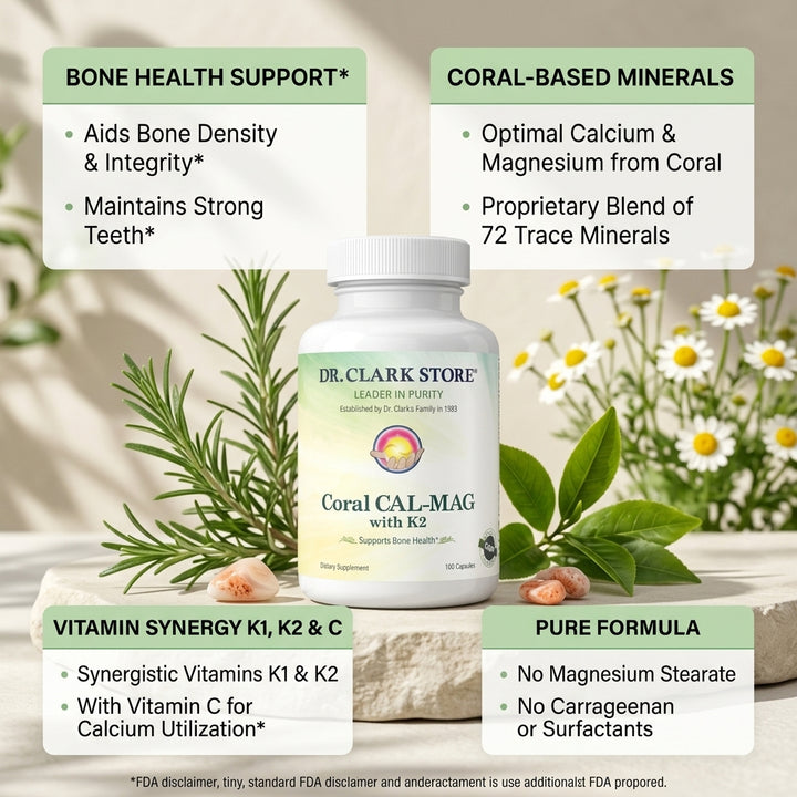 Coral CAL-MAG K2, 993 mg 100 capsules