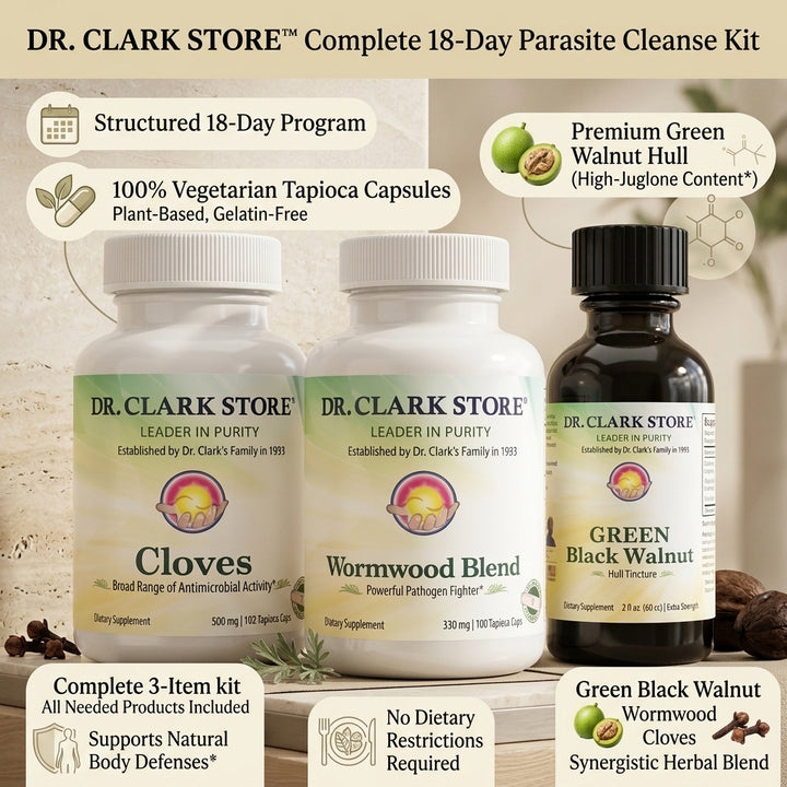 Parasite Cleanse Standard Kit – Tincture & Tapioca Caps