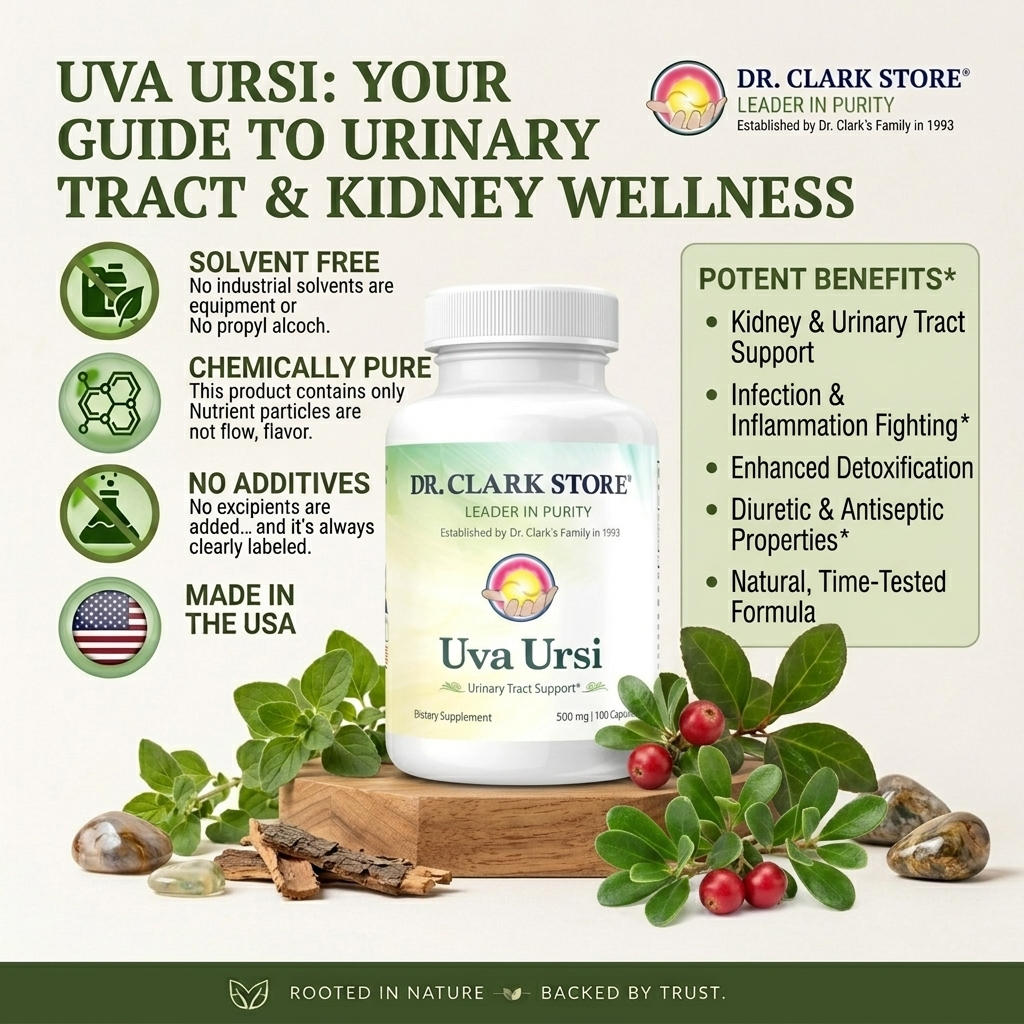 Uva Ursi, 500 mg 100 capsules
